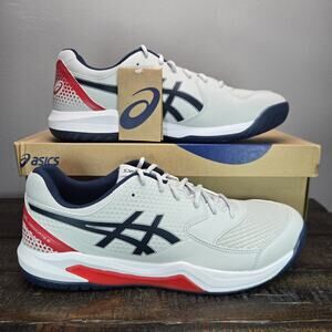 NEW Asics Gel Dedicate 8 Mens Size 13 Pickleball Court Grey/Blue 1041A409-020